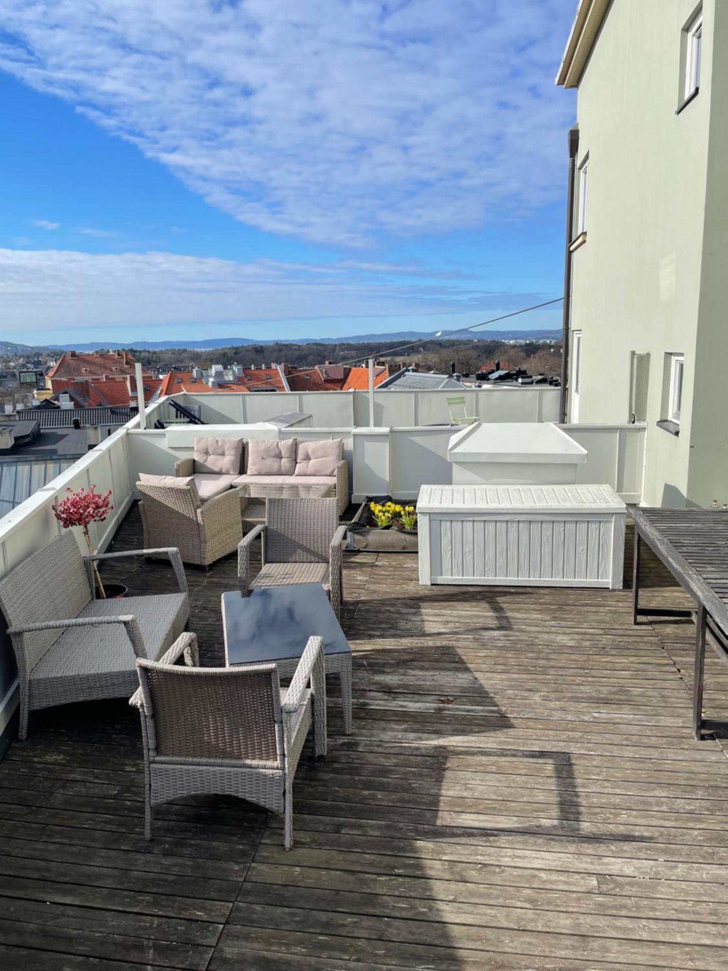 Frogner Garden Penthouse Terrasse * Oslo